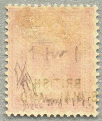 1903, 8 a, with black BRITISH/SOMALILAND opt with variety 1 in ...