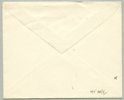 1942, PAID AT BAHAMAS double ring cancellation on airmail envelope ...