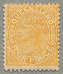 1890, EN joined in PENCE, LPOG, slight crease on lower right corner, ...