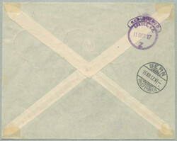 1917, From Kingston to Berne, Switzerland, registered cover franked ...