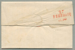 1838, with neatly strike of Portoferraio - on island of Elba, on ...