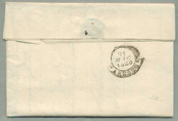 1850, with neatly strike of Chiusdino, on folded letter, ex Provera, ...