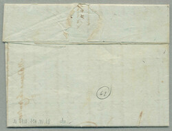 1819, with neatly strike of Pogetto, on folded letter, ex Provera, ...