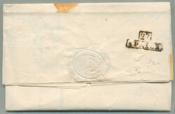 1823, with neatly strike of Firenze, on folded letter, ex Provera, ...