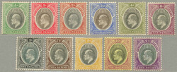 1903, 1/2d-£1, full set of (11), perf. 14, LPOG, excellent set, ...