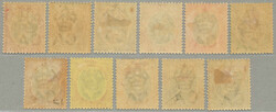 1903, 1/2d-£1, full set of (11), perf. 14, LPOG, excellent set, ...