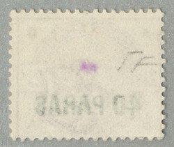 1885, 40p on 2 1/2d, lilac, black surch, NG, fresh and desirable, VF! ...