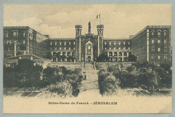 1908, 10 Cent. of Crete used in Levant, on postcard from Jerusalem ...
