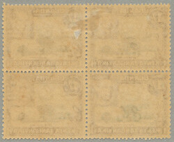 1938, 1s, black and yellowish brown, block of (4), lower right stamp ...