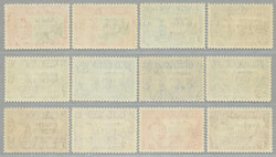 1952, 1/2d. - 10s., full set of (12), TRISTAN DA CUNHA opt on St. ...