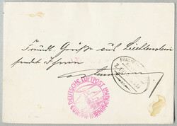 1934/6, 10 Rp+2 Fr, auf Zeppelinbrief von VADUZ nach NEW YORK über ...