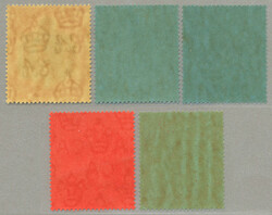 1938-44, partial set of (5), LPOG never hinged, very fresh and ...
