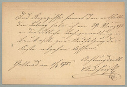 1867, 2kr, gelb, Korrespondenzkarte, gestempelt WEGSCHAID nach ...