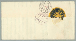 1918, Brief von LITSCHAU nach MOOSBIERBAUM, retour an Sender da nicht ...