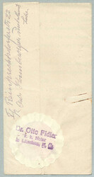 1902, Brief von LITSCHAU nach WIEN, Reko Retour, frisches P! ...