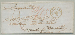 1860, Lloyd shipmail, letter from SCUTARI/Montenegro to ...