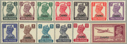 1942-47, 3p. - 14a., full set of (13), LPOG, barely visible crease on ...