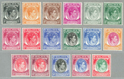 1948-52, 1c. - $2, partial set of (17), missing the $5 value, LPOG, ...