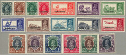 1938, 3p. - 25r., full set of (17), LPOG, very fresh and desirable, ...