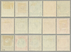 1948-52, 1c. - $5, full set of (15), LPOG, very fresh and desirable, ...