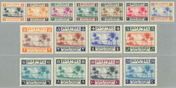 1941, 1m. - 20p., full set of (15), LPOG, very fresh and desirable, ...