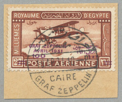 1931, 100 m on 27 m, Zeppelin flight issue with VARIETY opt 1951, ...