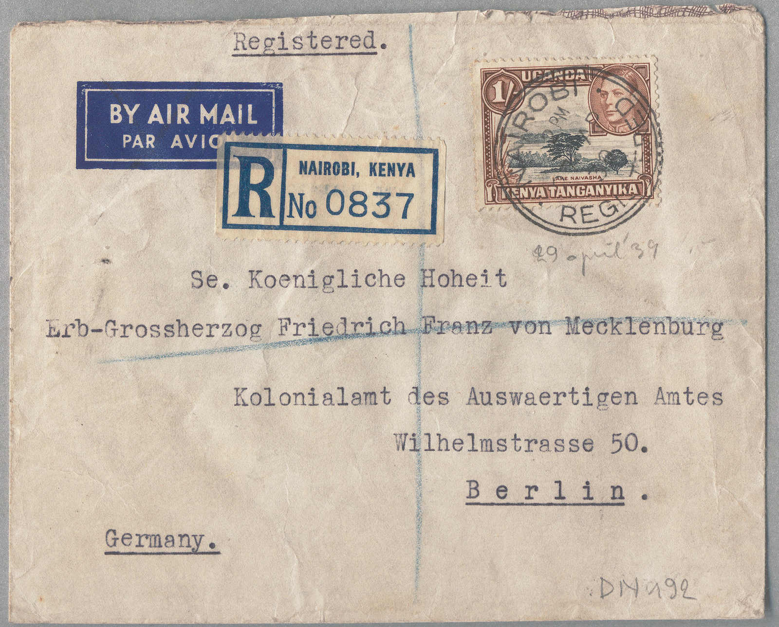 Lot 20387 - British Commonwealth british east africa and uganda -  classicphil GmbH 8'th classicphil Auction - Day 2