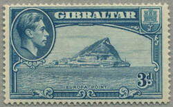 1938-51, 3d., lt blue, perf 14, wmk mult script CA, LPOG, fresh and ...