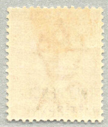1890, 2 1/2 d. on 4d., red-brown, perf 14, wmk. 7, PFNNY for PENNY ...