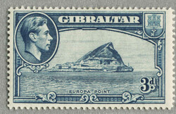 1938, 3d., light blue, Perf 14, LPOG, Wmk Multi Script CA, fresh and ...