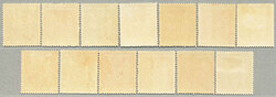1940-58, 1s. 3d. - 1£ (13), LPOG, very fresh and attractive, XF! ...
