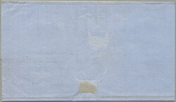 1857, 10 cent., pair with diagonal besection at left, used with four ...