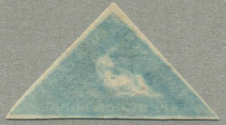 1853, 4 d, deep blue, on bluish paper, used, very fresh and desirable ...