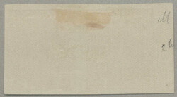 1908, 2h orange, horizontal pair, colour proof, imperforated, without ...