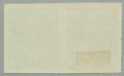 1908, 2h, violett, horizontal pair, colour proof, imperforated, with ...