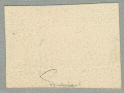 1933, 50 Gr(+50Gr), blackblue on very thick paper, imperforated proof ...