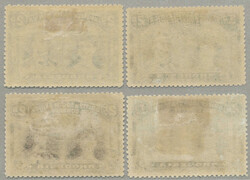 1910-13, Double Head Issue, 2d, all listed shades included, perf 14, ...