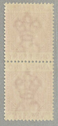 1883, 1d, carmine, vertical TETE BECHE pair, LPOG, very fresh and ...