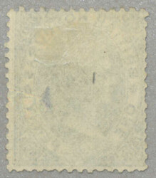 1865, 1d, blue, no wmk, LPOG, small thin, still desirable, F! ...