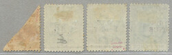 1884-7, all values with surcharge, LPOG, very fresh and desirable, ...