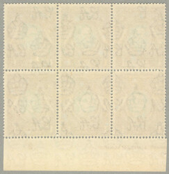 1938-54, 1 c, A von CA missing from wmk, positional multiple with ...