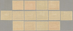 1924-34, 1/2 d to 10 s, rough paper, full set, LPOG, very fresh and ...