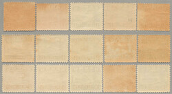 1937-48, 1/2 d to 10 s, shiny surfaced paper, full set, LPOG, very ...