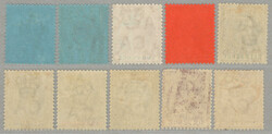 1904, 1/2 d to 5 s, set plus variety without keyvalue, LPOG, very ...