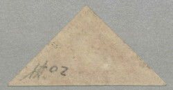 1858, 1d, rose on cream toned paper, imperf, LPOG, signed A. Diena, ...