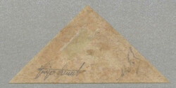1855-63, 1d, deep rose red on cream toned paper, imperf, LPOG, good ...