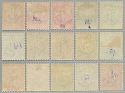 1893-02, 1/2d-5s, complete sets (3+8 and 4 shades), LPOG, very fresh ...
