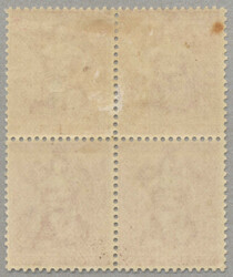 1882, 1d, block of (4), rose red, wmk crown CA, LPOG, very fresh and ...