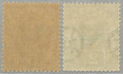 1902, 5c olive grey and green, 2c, green, inscribed POSTAGE POSTAGE, ...