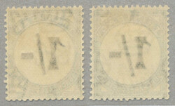 1945, 1s., black, with upright stroke variation, LPOG, interesting ...